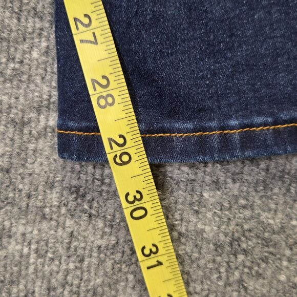 SheIn Jeans Womens Petite Medium Flare High Rise Stretch Rouched Denim Pants - Picture 7 of 9